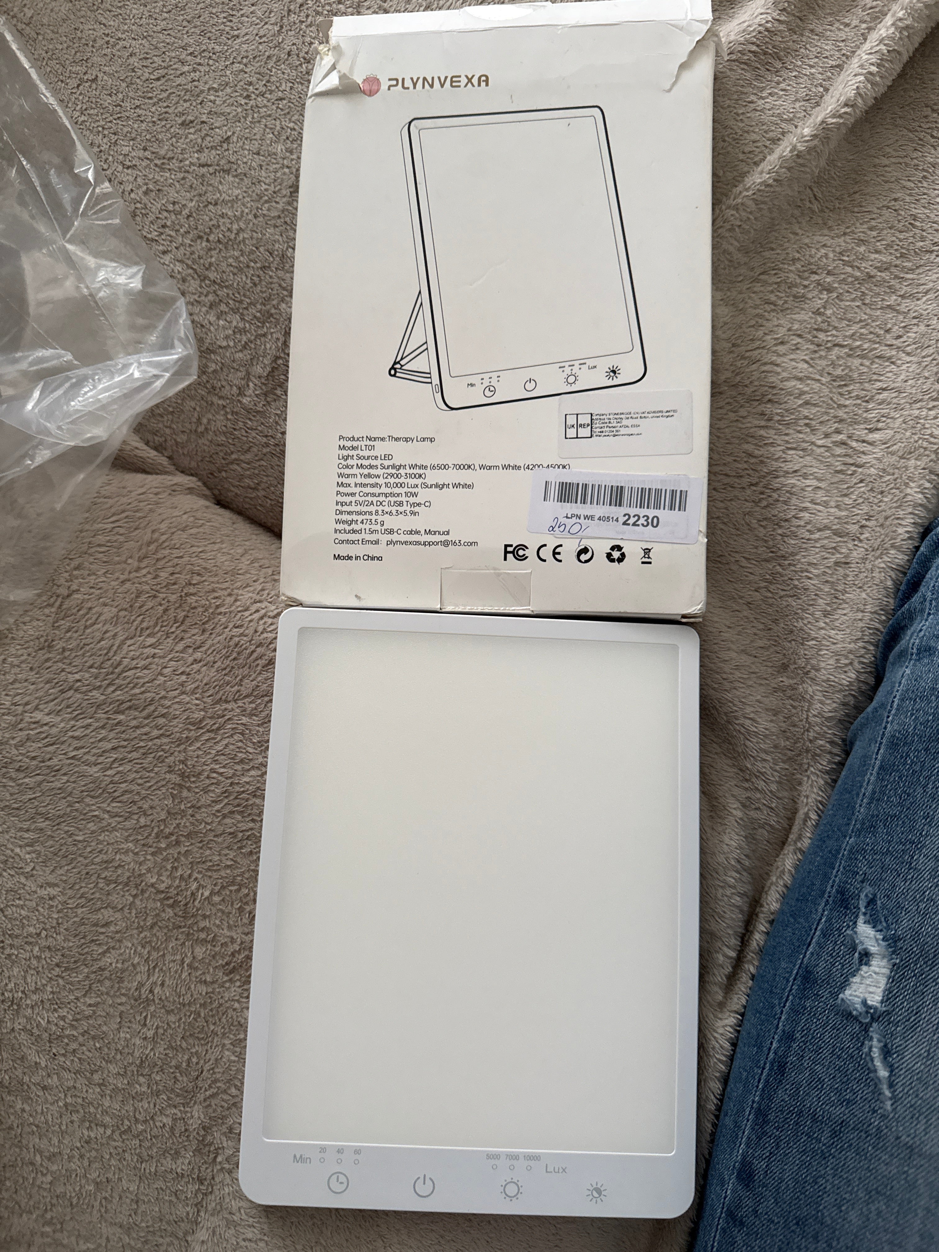 Lampa do terapii led